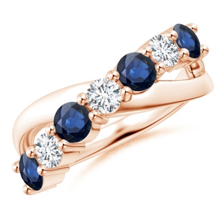 Round AA Blue Sapphire