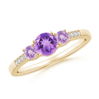 Round A Amethyst