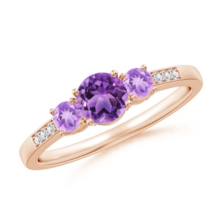 Round AA Amethyst