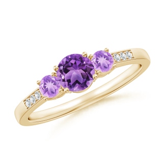 Round AA Amethyst