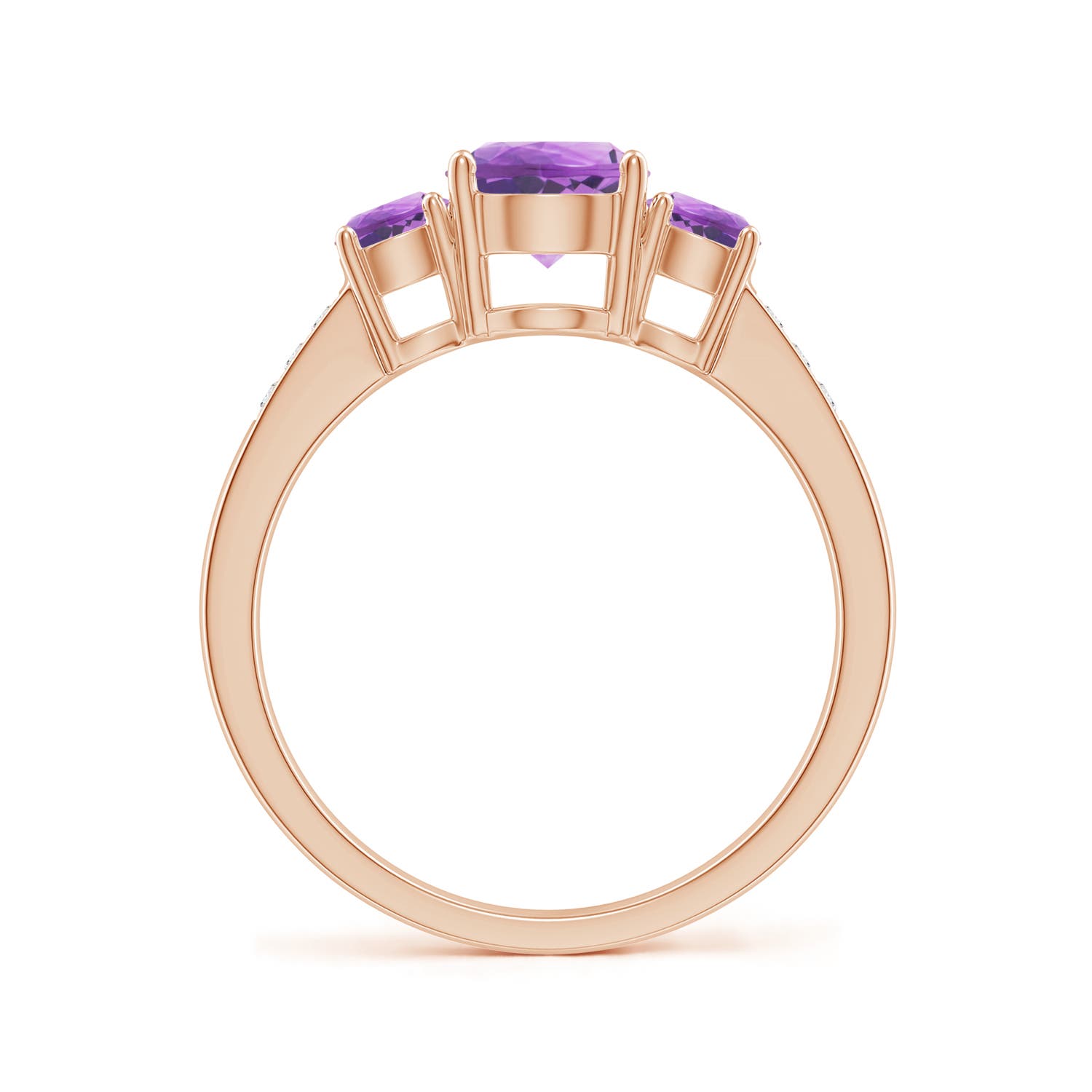 A - Amethyst / 1.18 CT / 14 KT Rose Gold