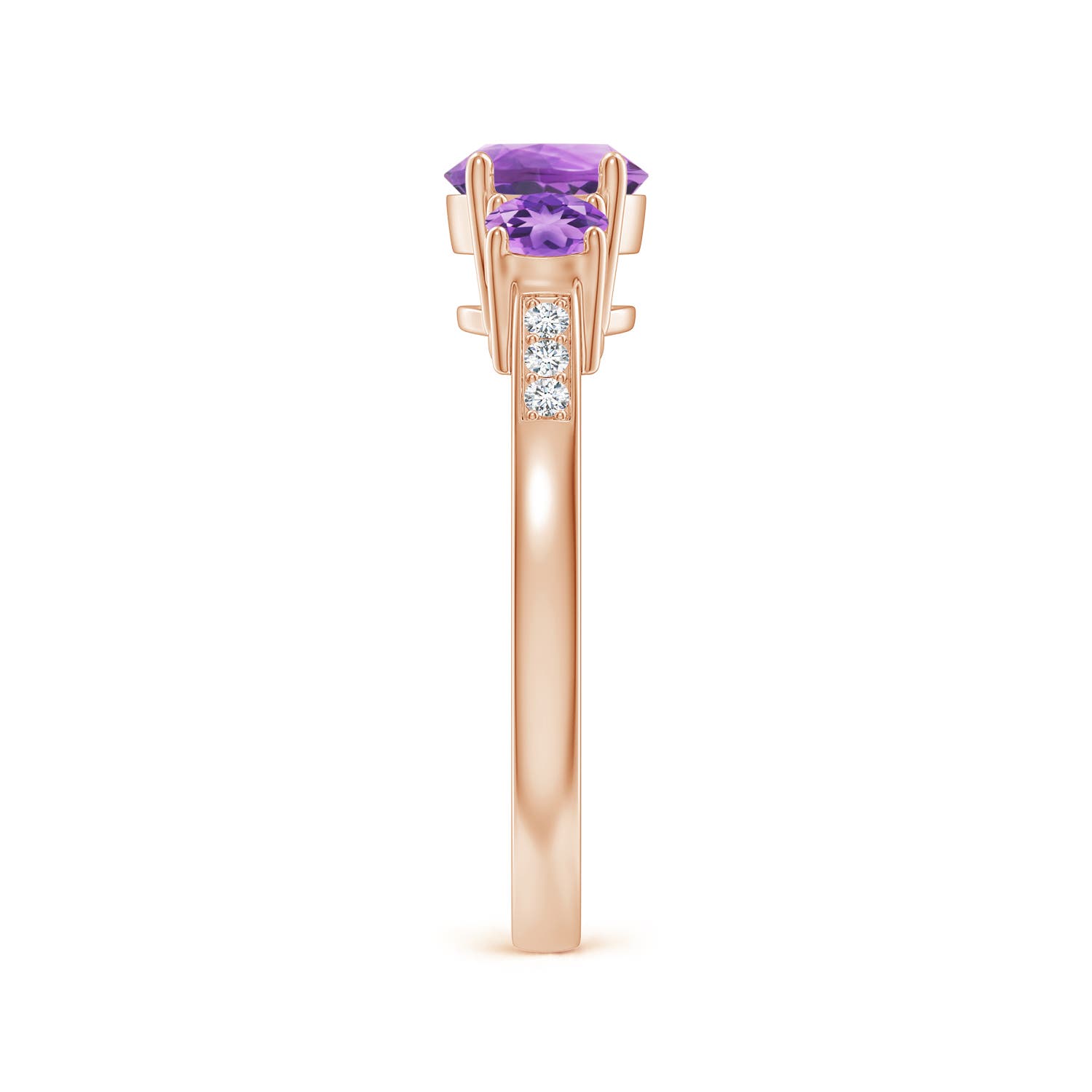 A - Amethyst / 1.18 CT / 14 KT Rose Gold