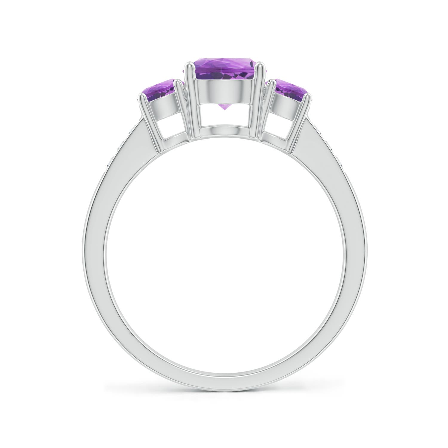 A - Amethyst / 1.18 CT / 14 KT White Gold