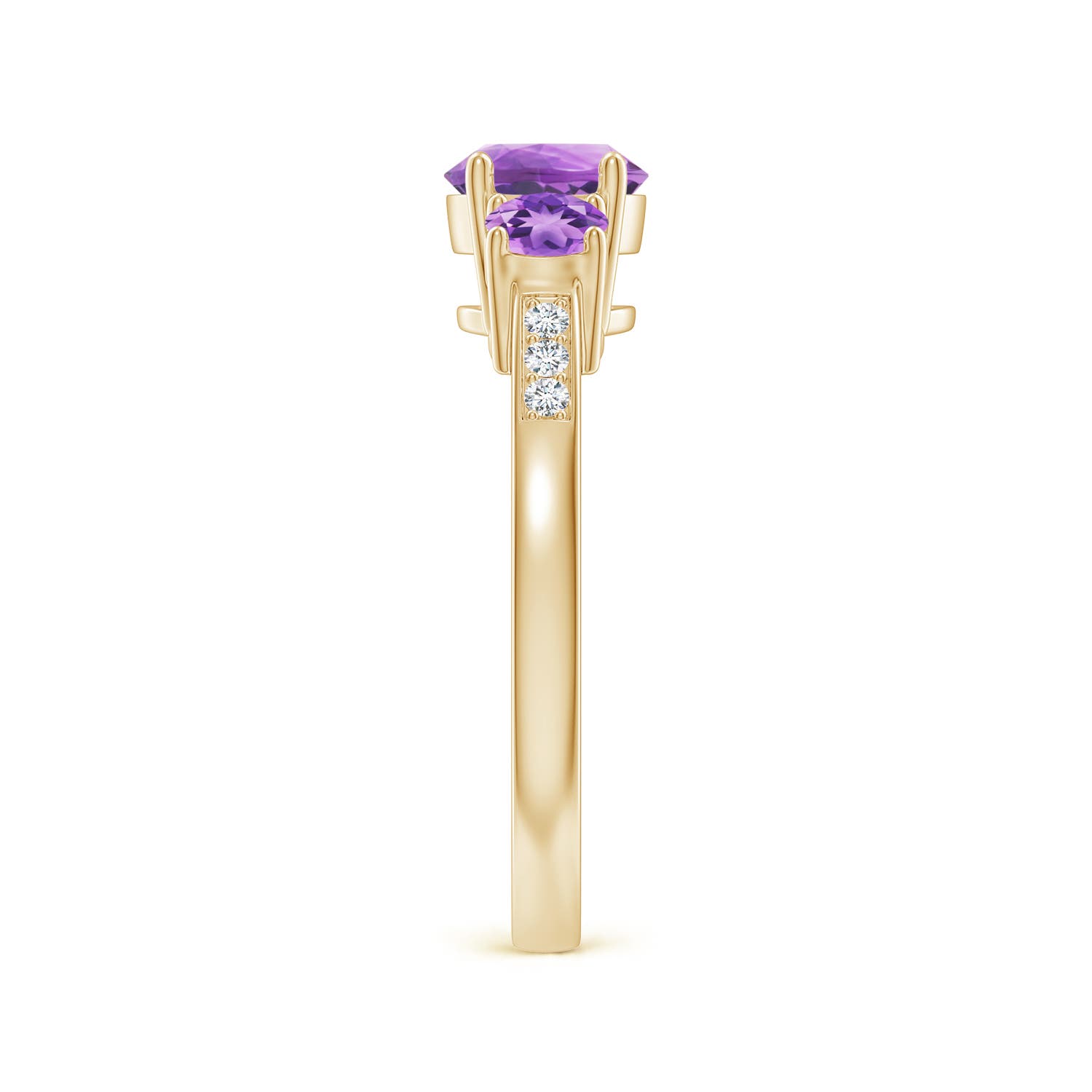 A - Amethyst / 1.18 CT / 14 KT Yellow Gold