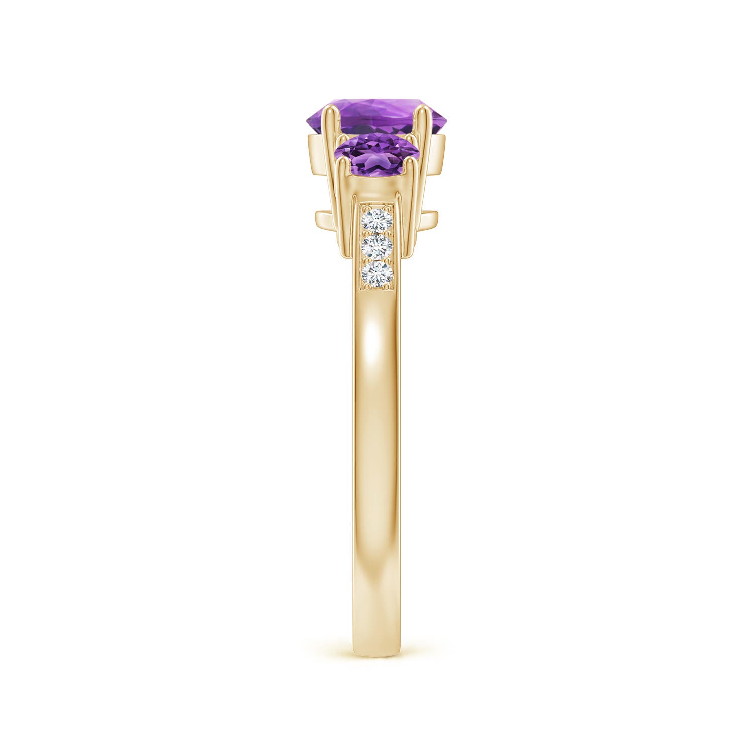 AA - Amethyst / 1.18 CT / 14 KT Yellow Gold