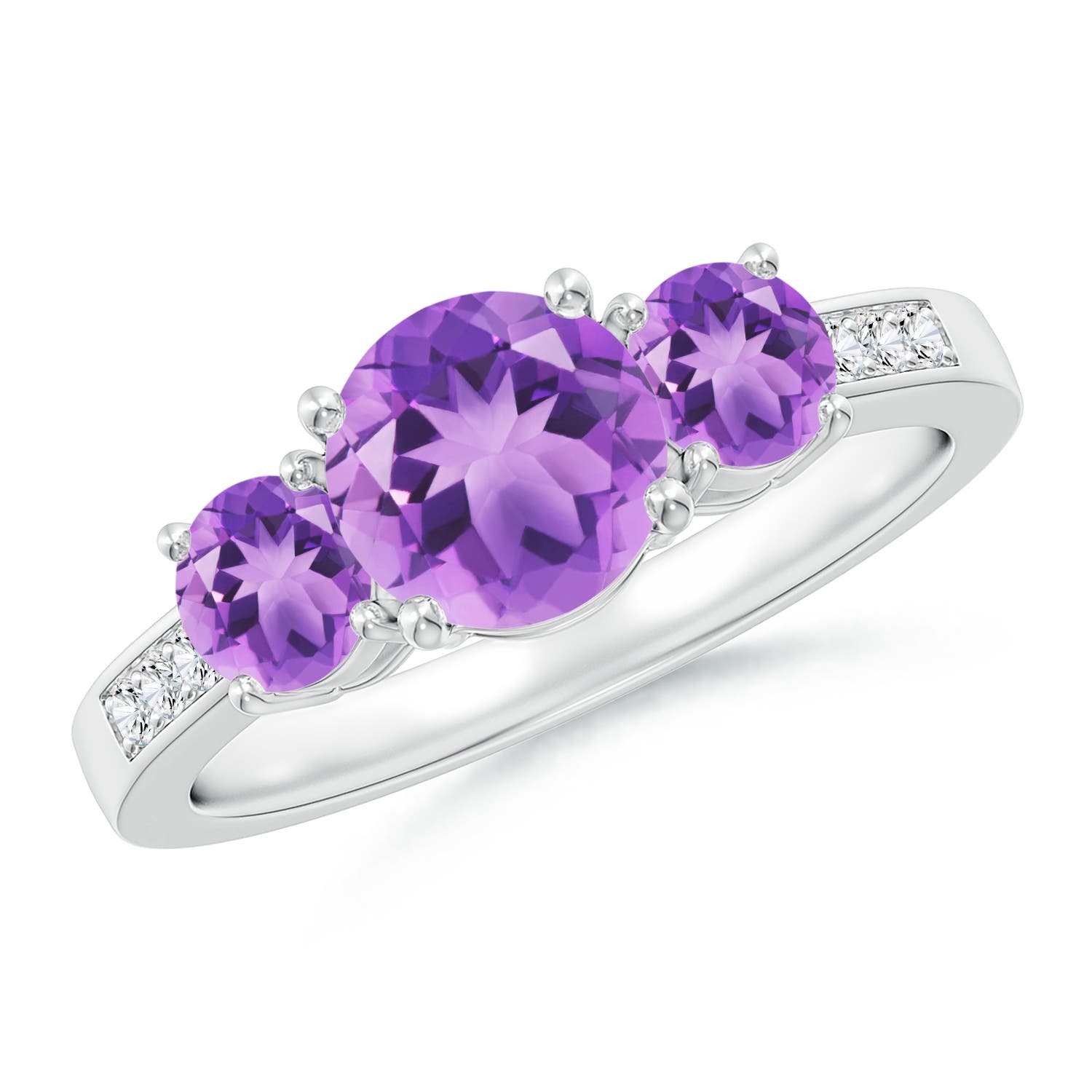 A - Amethyst / 1.72 CT / 14 KT White Gold