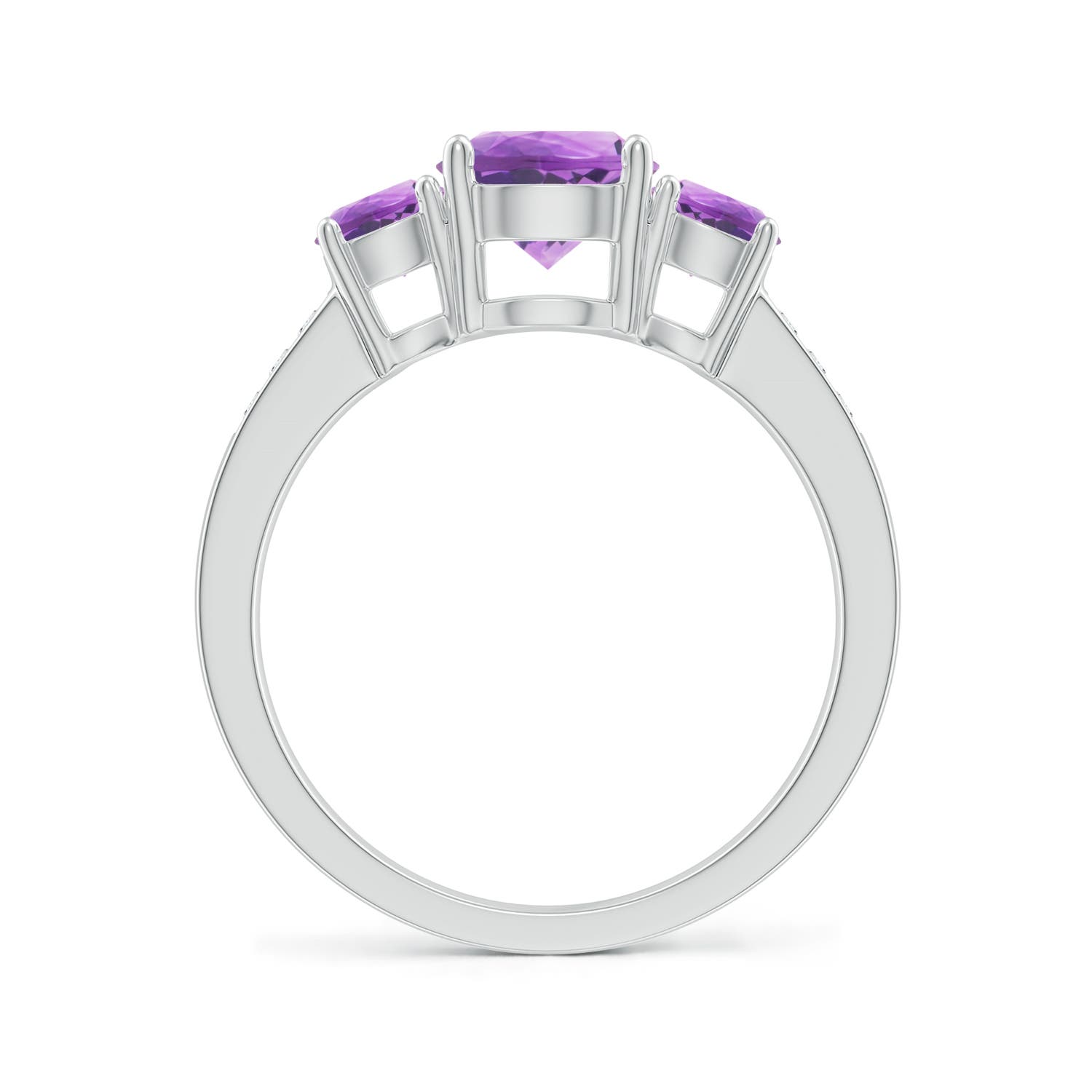 A - Amethyst / 1.72 CT / 14 KT White Gold