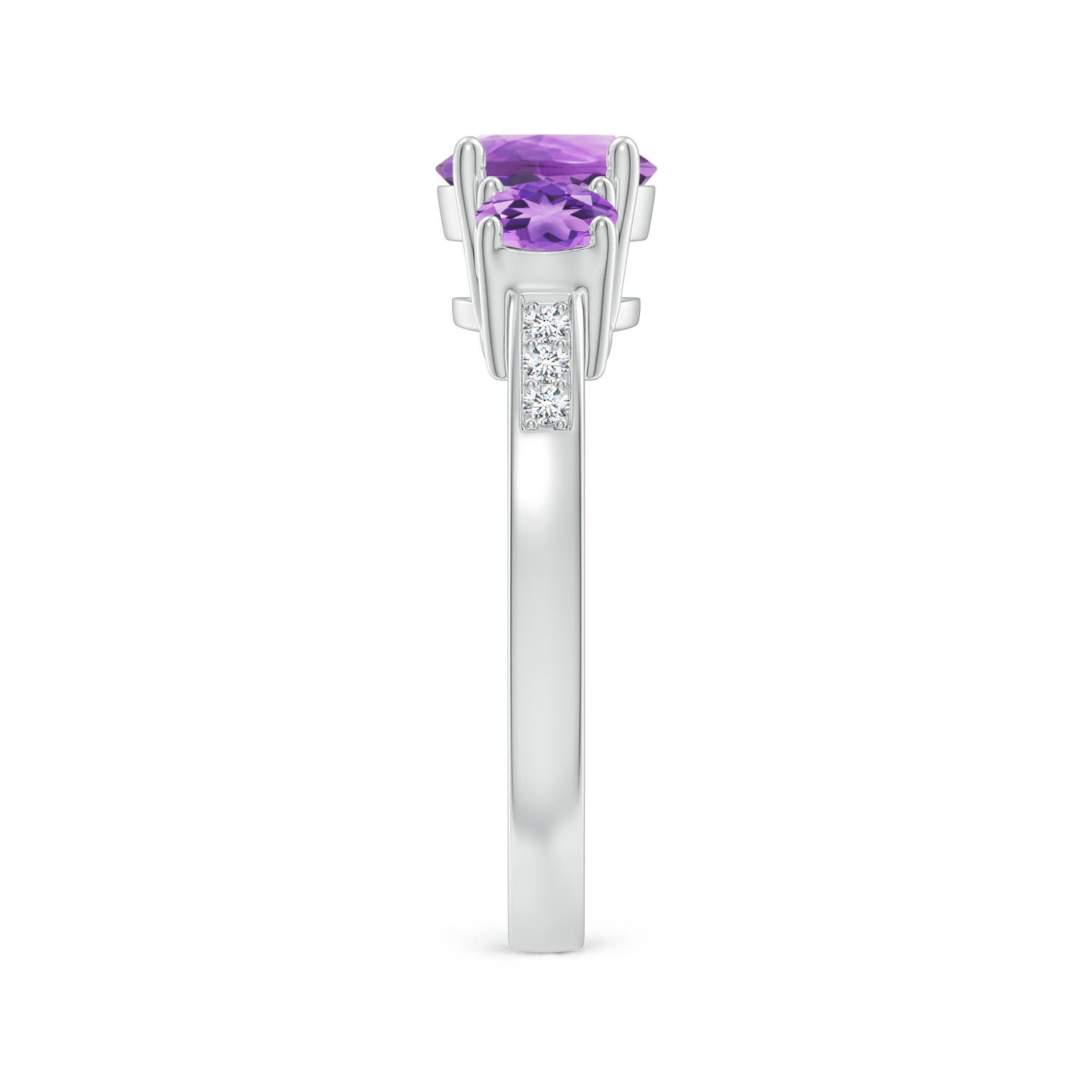 A - Amethyst / 1.72 CT / 14 KT White Gold