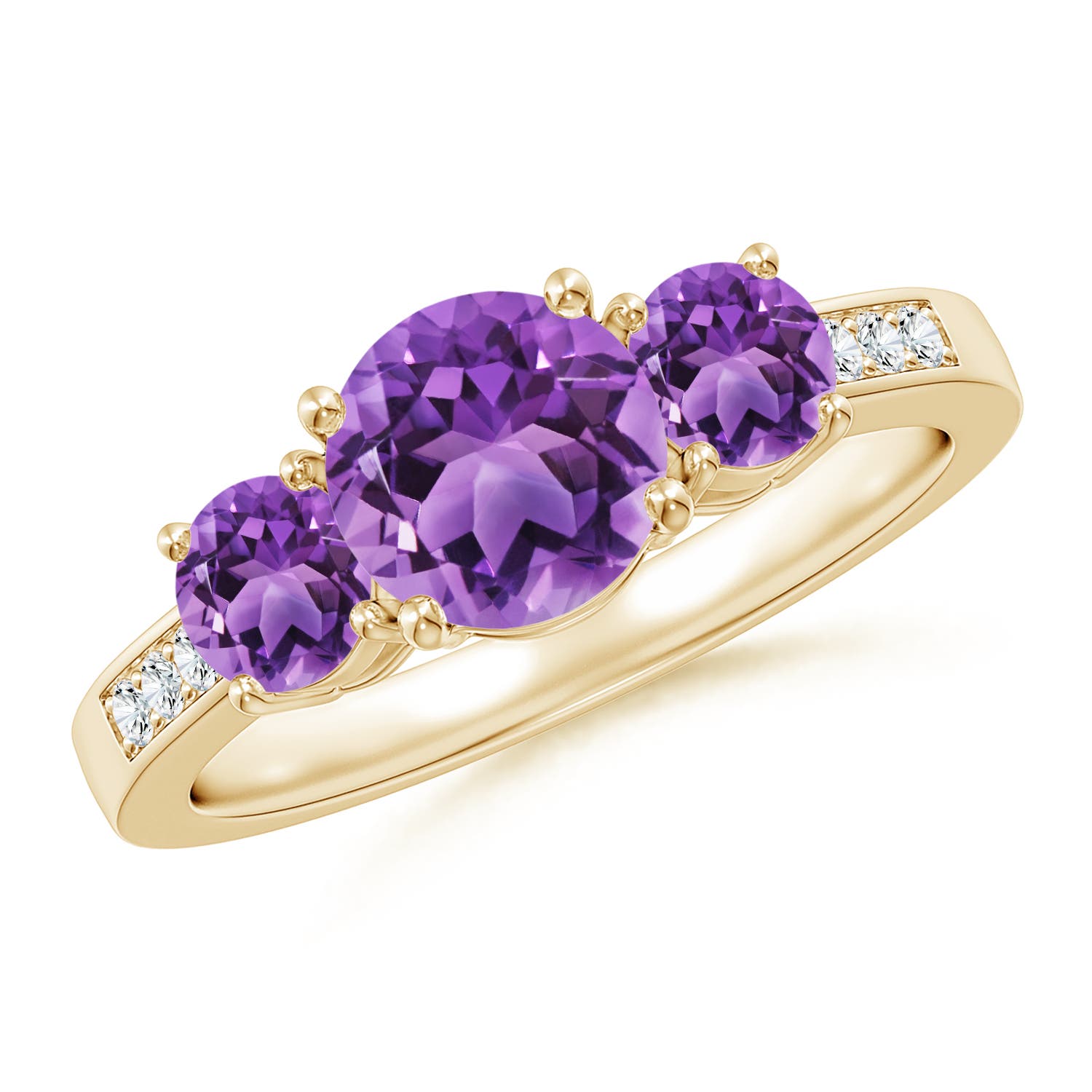 AA - Amethyst / 1.72 CT / 14 KT Yellow Gold