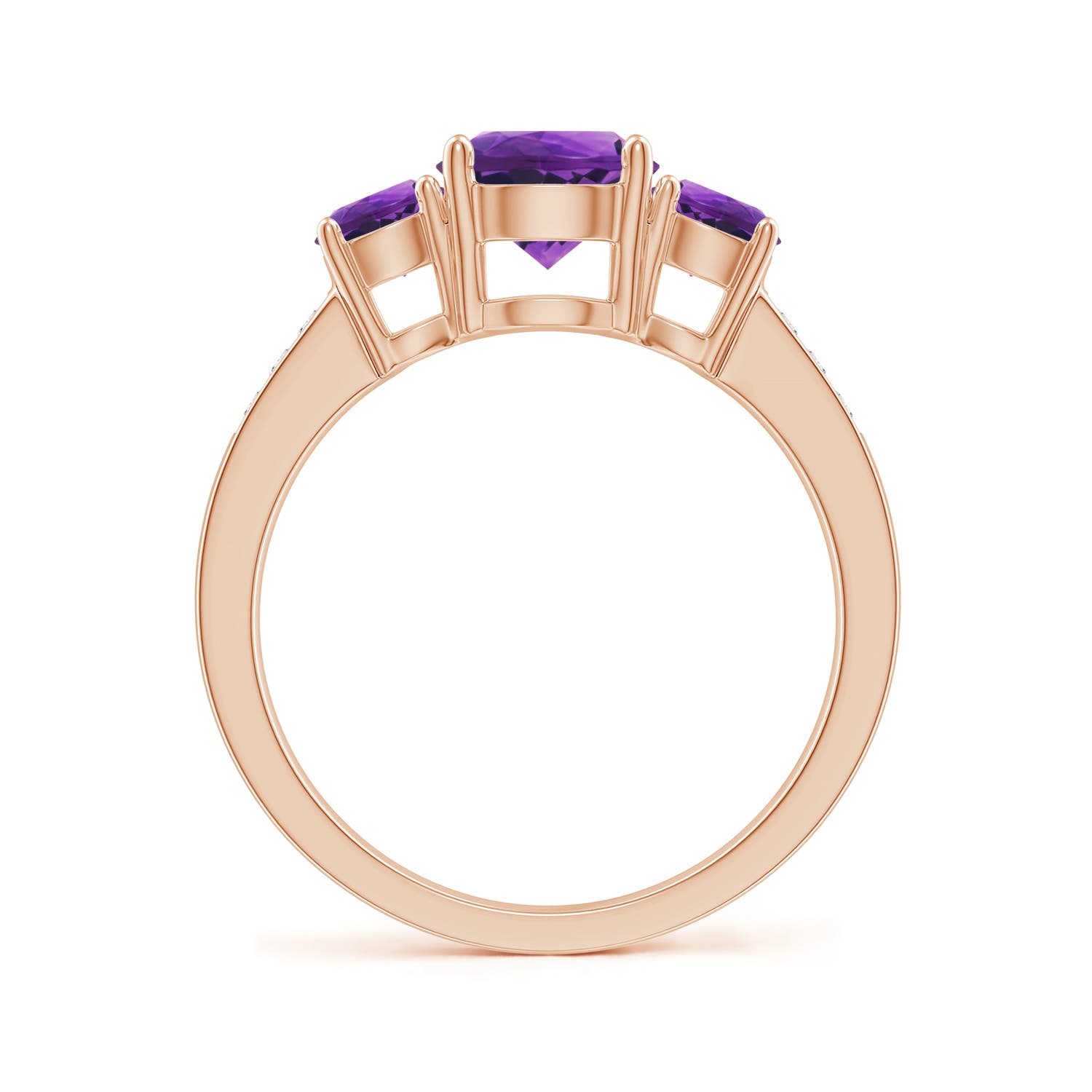 AAAA - Amethyst / 1.72 CT / 14 KT Rose Gold