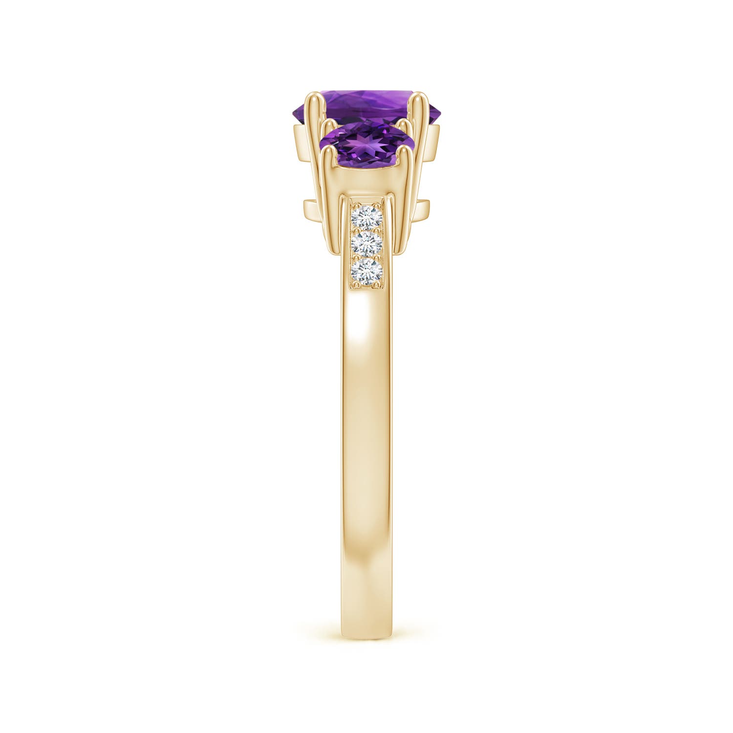 AAAA - Amethyst / 1.72 CT / 14 KT Yellow Gold