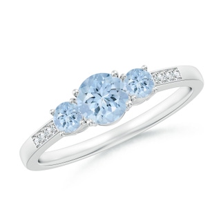 Round AA Aquamarine