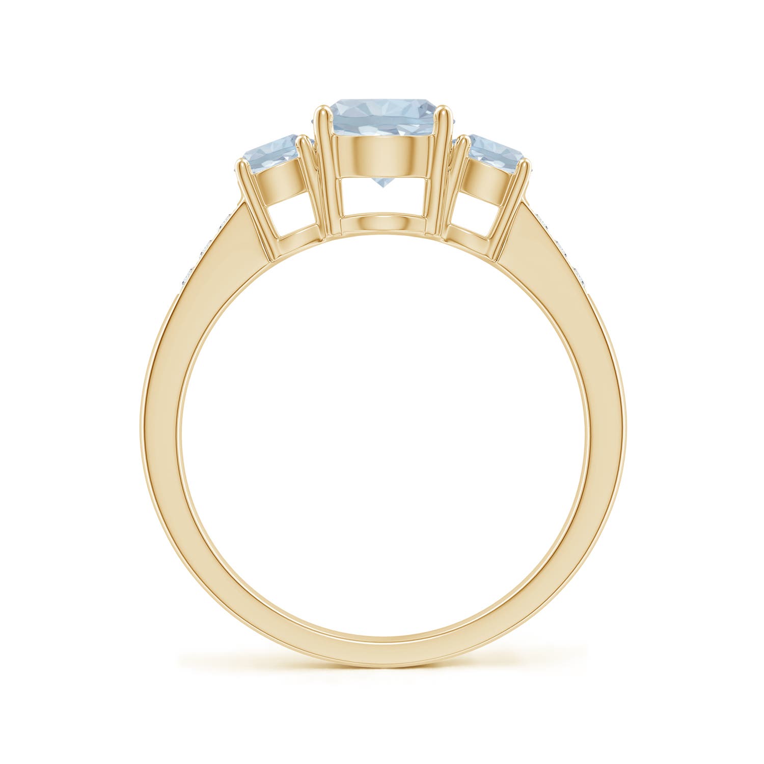 A - Aquamarine / 1.08 CT / 14 KT Yellow Gold