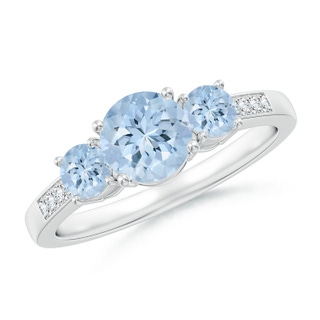 Round AA Aquamarine