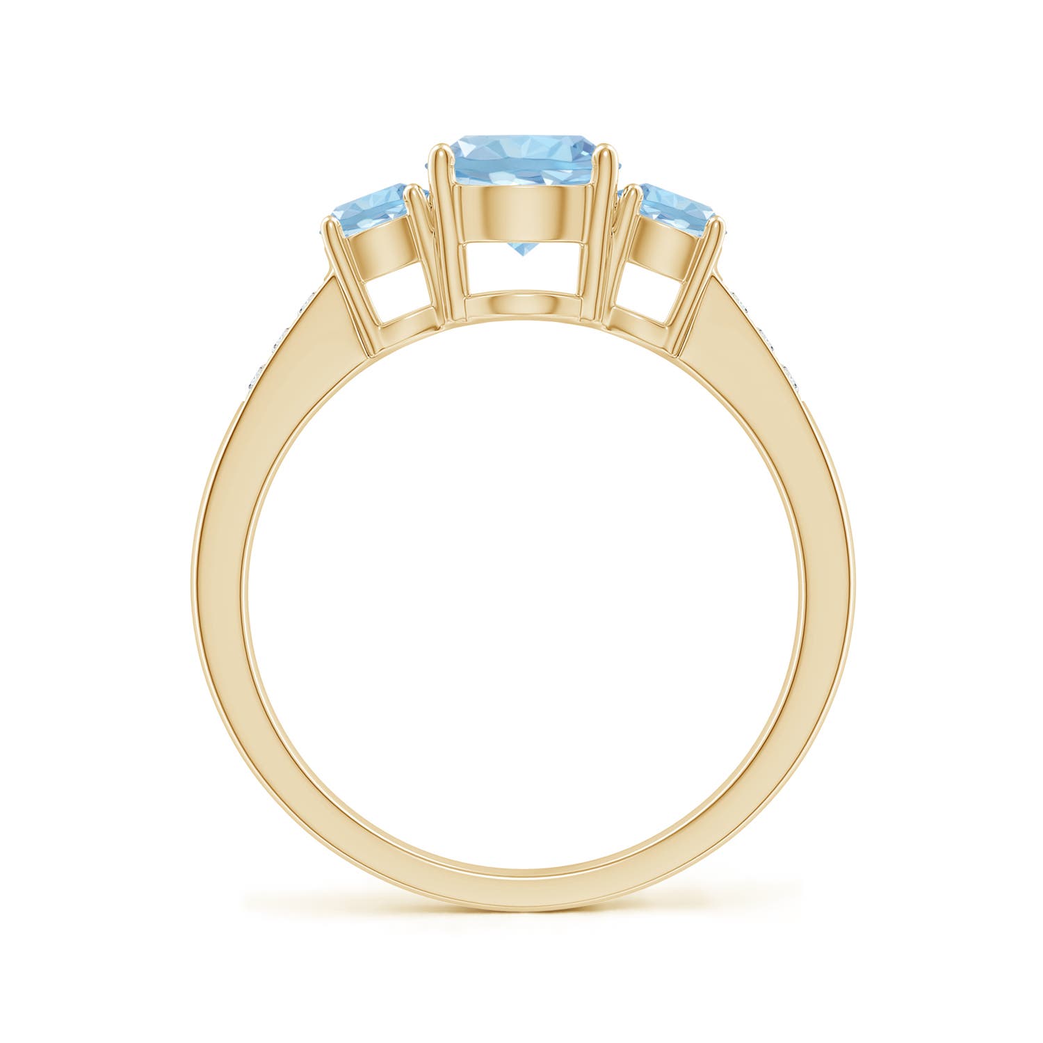 AAA - Aquamarine / 1.08 CT / 14 KT Yellow Gold