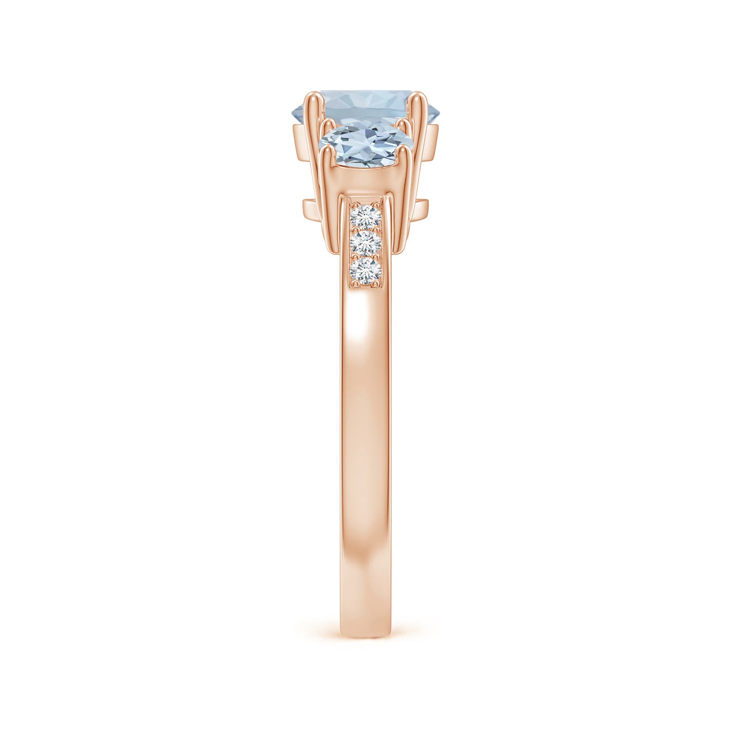 A - Aquamarine / 1.59 CT / 14 KT Rose Gold