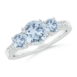 Round A Aquamarine