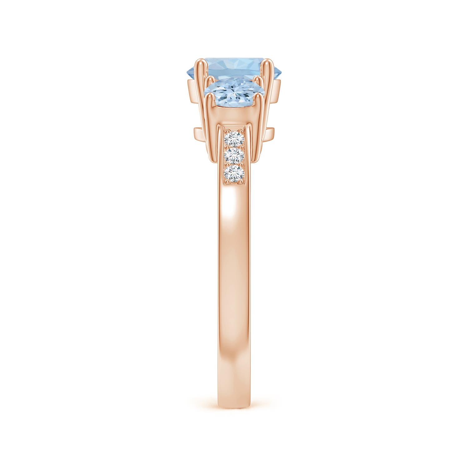 AA - Aquamarine / 1.59 CT / 14 KT Rose Gold