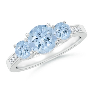 Round AA Aquamarine
