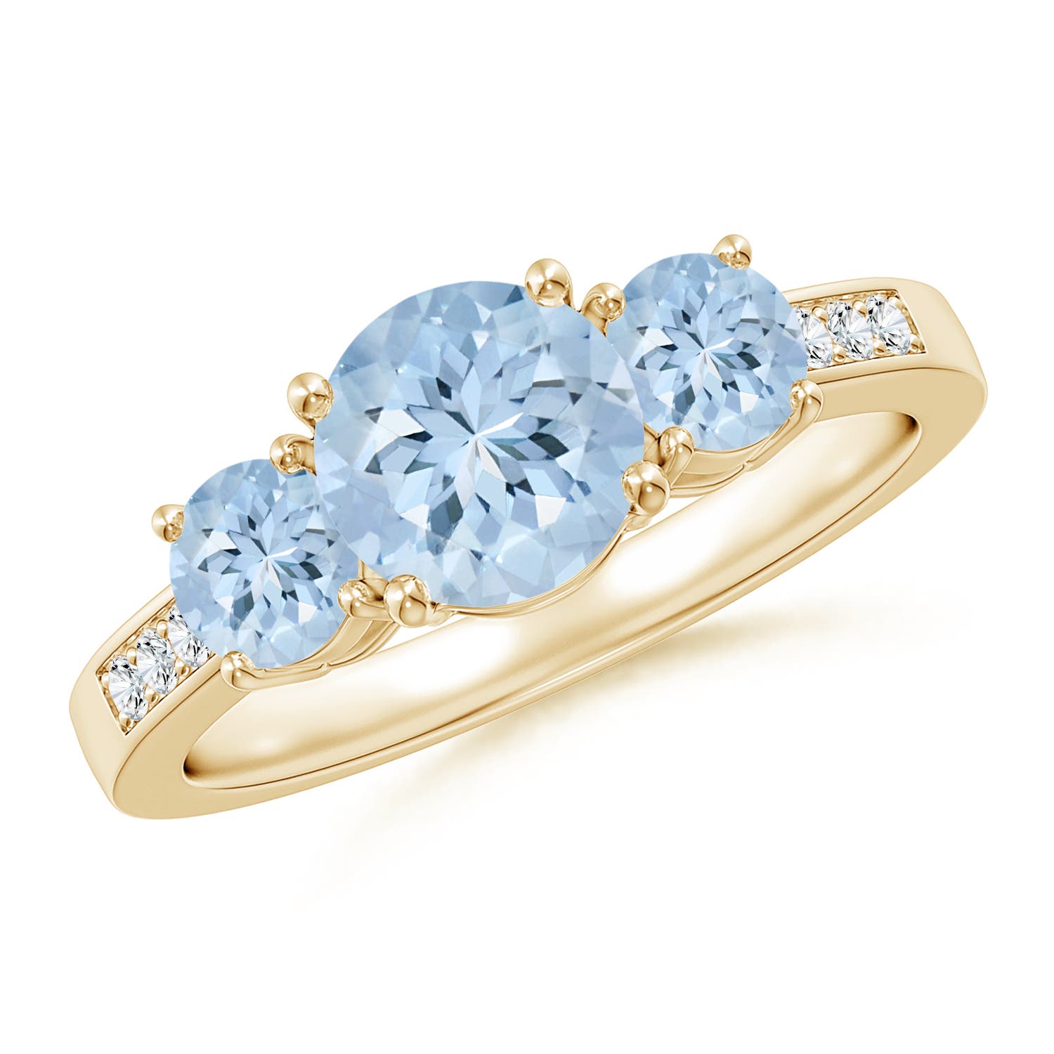 AA - Aquamarine / 1.59 CT / 14 KT Yellow Gold