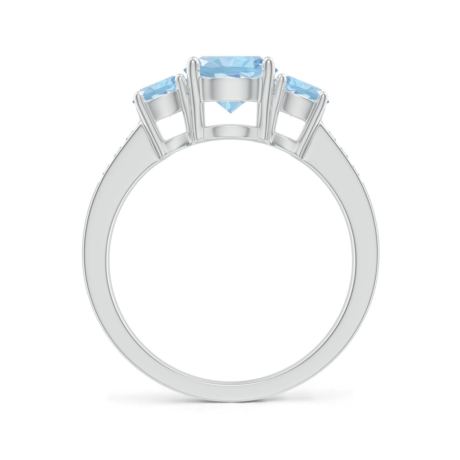 AAA - Aquamarine / 1.59 CT / 14 KT White Gold