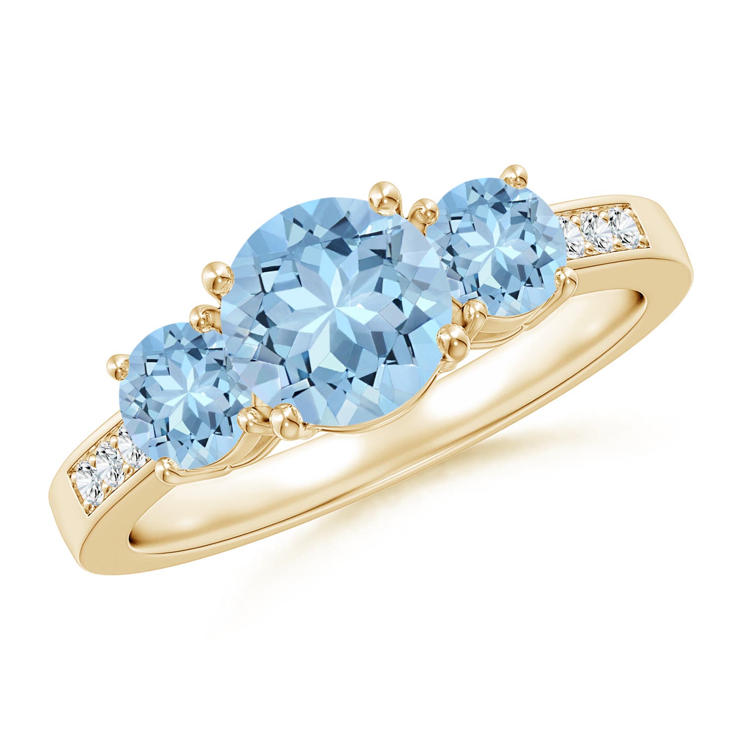 AAA - Aquamarine / 1.59 CT / 14 KT Yellow Gold