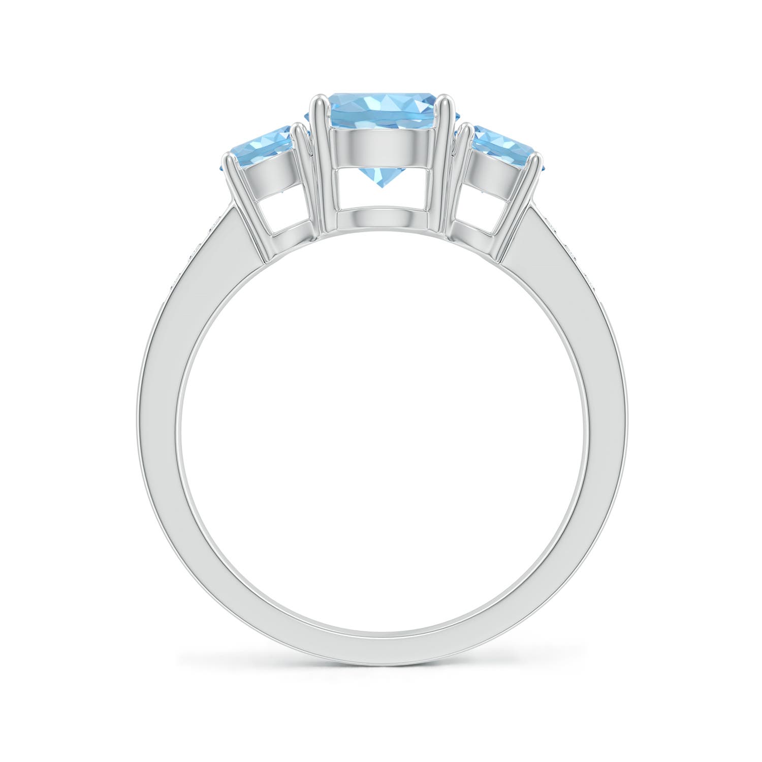 AAAA - Aquamarine / 1.59 CT / 14 KT White Gold