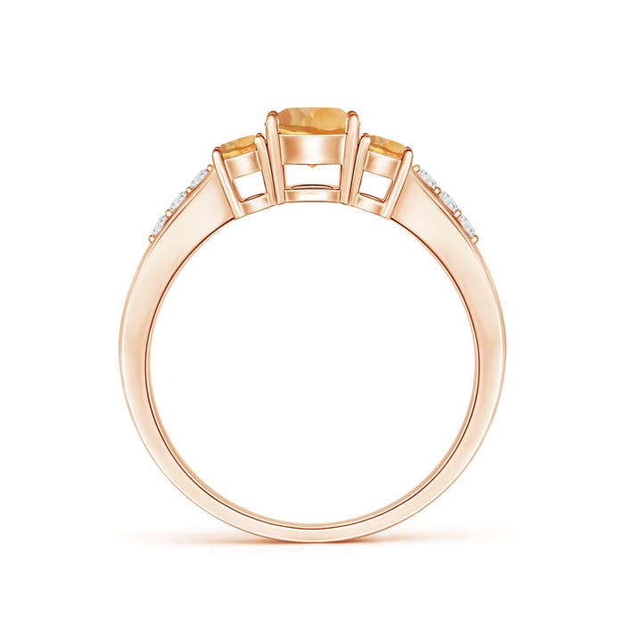 A - Citrine / 0.7 CT / 14 KT Rose Gold