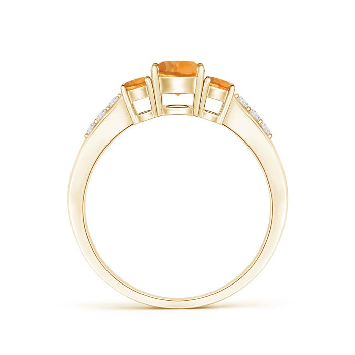 AAA - Citrine / 0.7 CT / 14 KT Yellow Gold