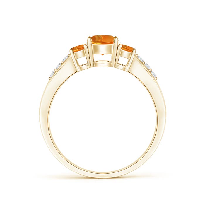 AAAA - Citrine / 0.7 CT / 14 KT Yellow Gold