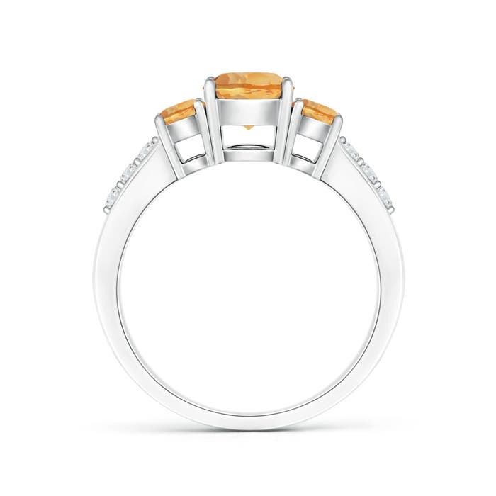 A - Citrine / 1.08 CT / 14 KT White Gold