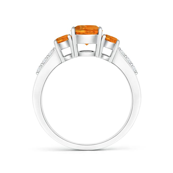 AAAA - Citrine / 1.08 CT / 14 KT White Gold