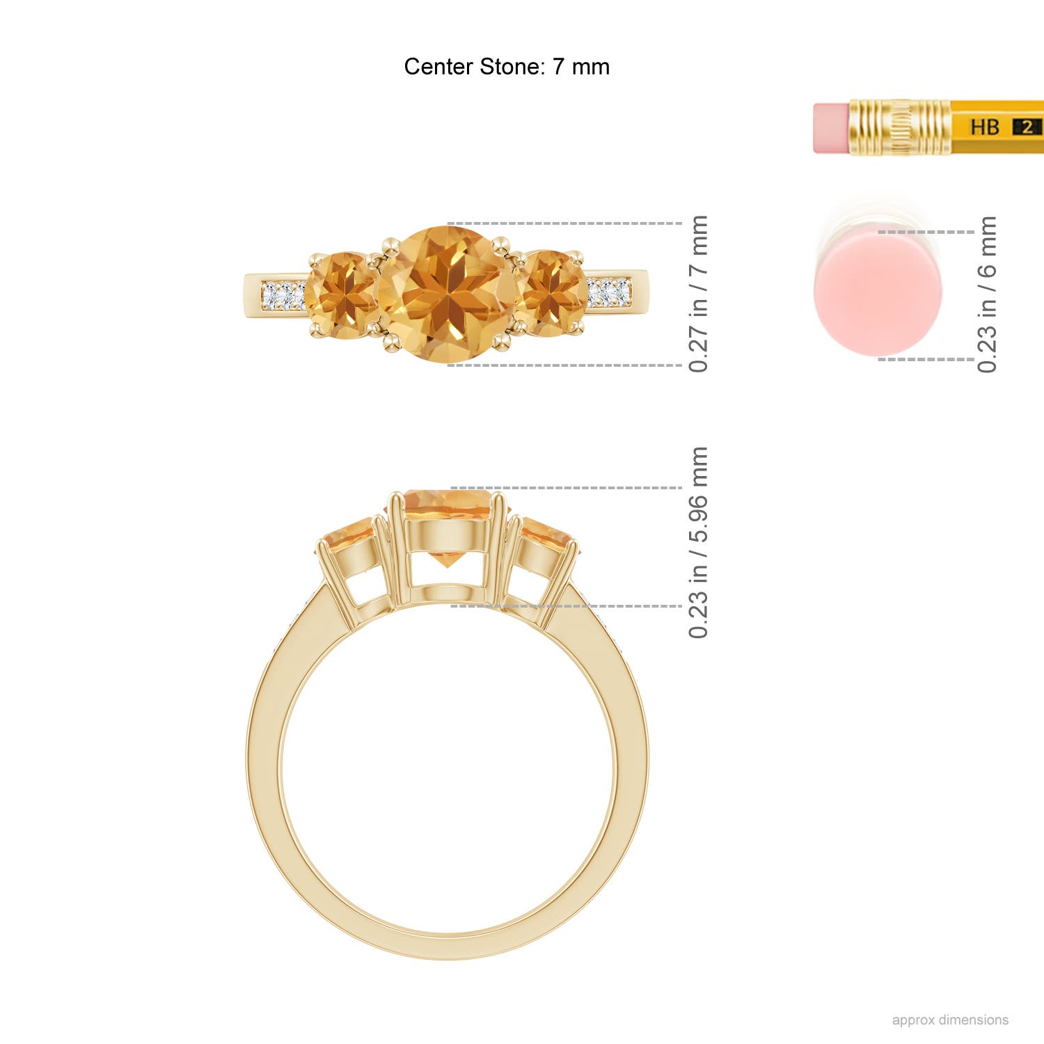 A - Citrine / 1.78 CT / 14 KT Yellow Gold