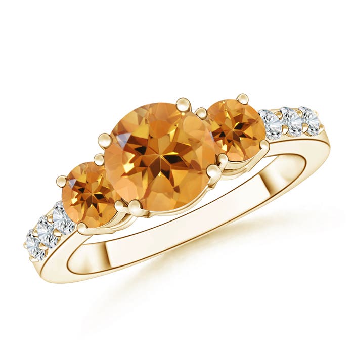 AA - Citrine / 1.78 CT / 14 KT Yellow Gold