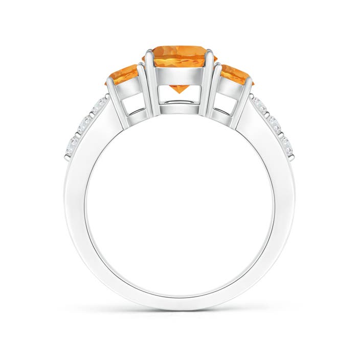 AAA - Citrine / 1.78 CT / 14 KT White Gold