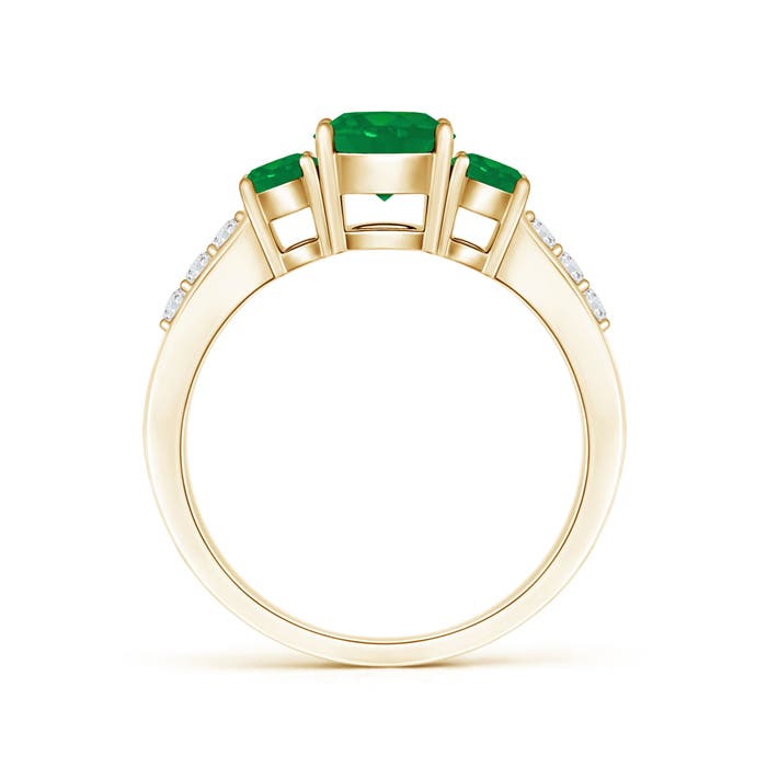 AA - Emerald / 1.11 CT / 14 KT Yellow Gold