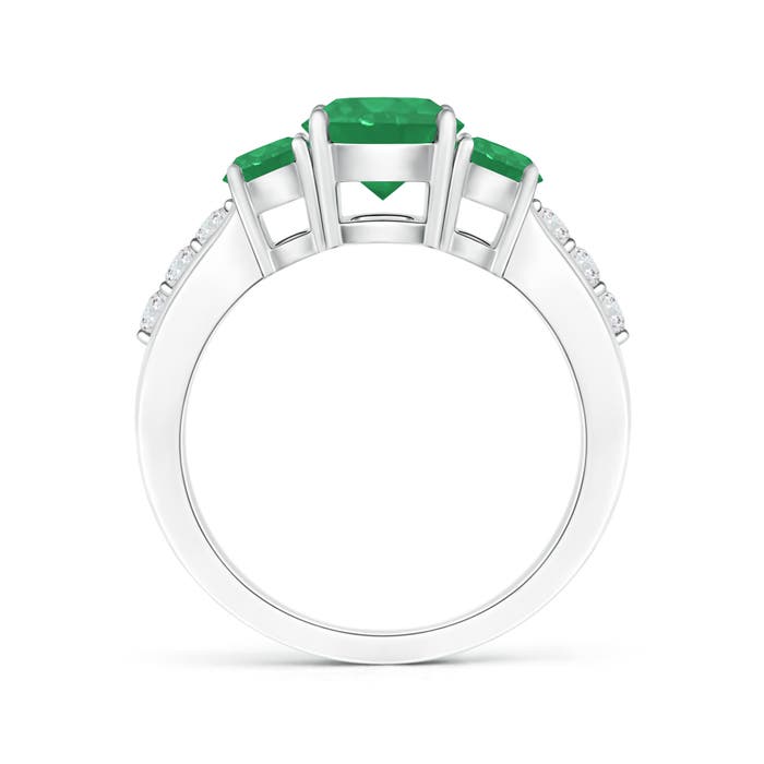 A - Emerald / 1.75 CT / 14 KT White Gold