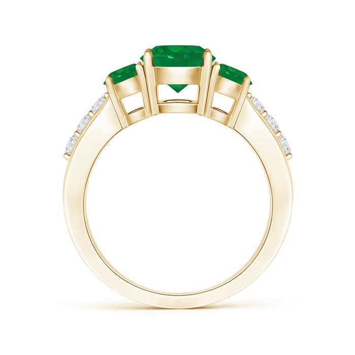 AA - Emerald / 1.75 CT / 14 KT Yellow Gold