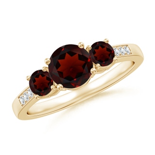 Round AA Garnet