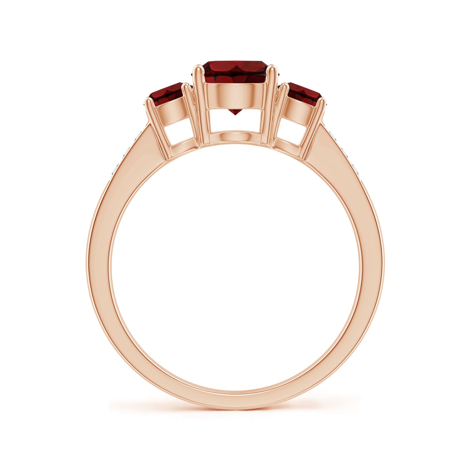 AAA - Garnet / 1.46 CT / 14 KT Rose Gold