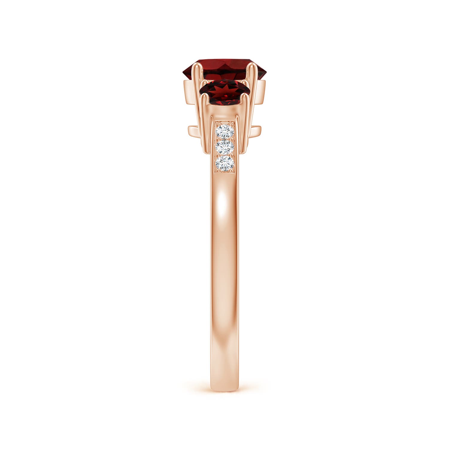 AAA - Garnet / 1.46 CT / 14 KT Rose Gold