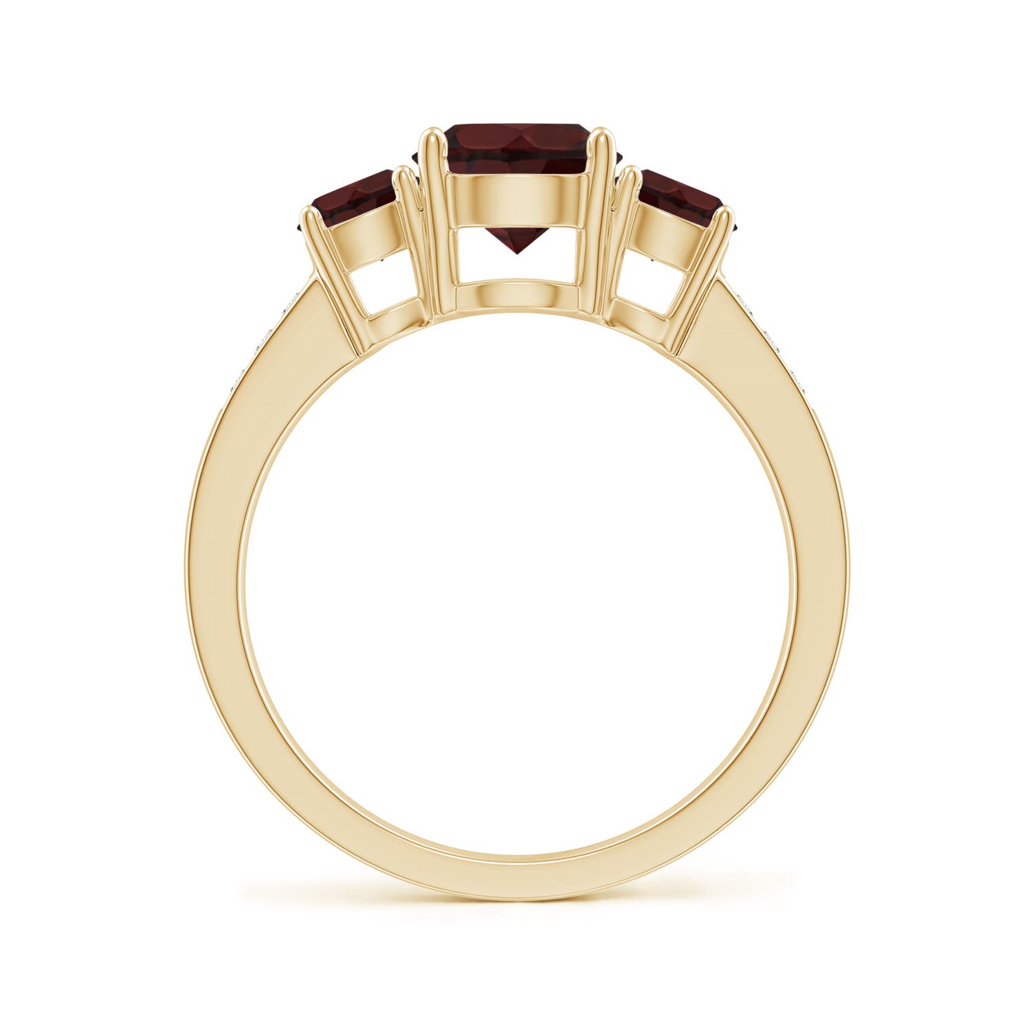 A - Garnet / 2.23 CT / 14 KT Yellow Gold