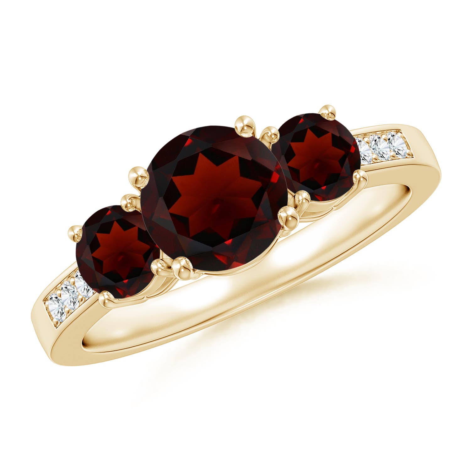 AA - Garnet / 2.23 CT / 14 KT Yellow Gold