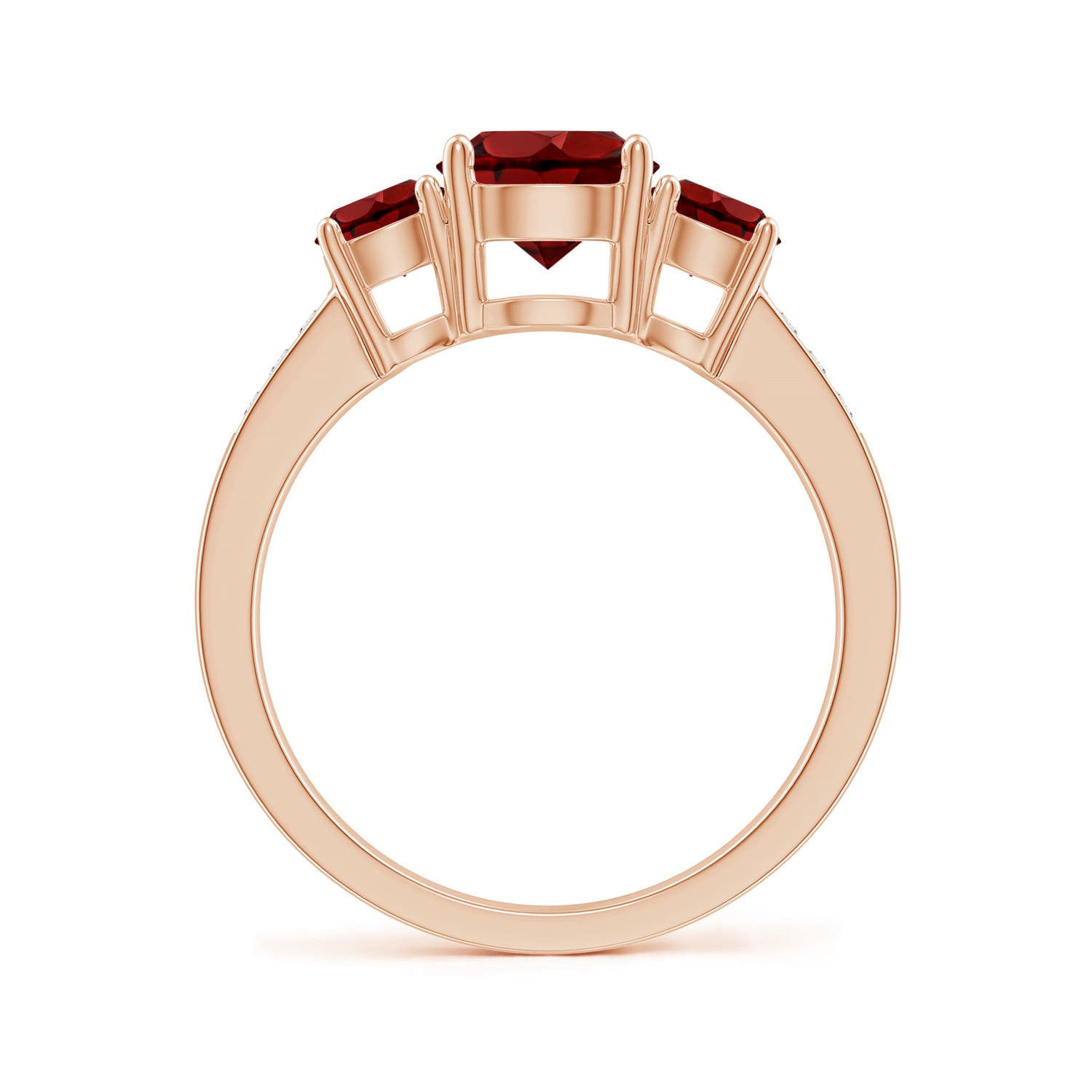 AAAA - Garnet / 2.23 CT / 14 KT Rose Gold