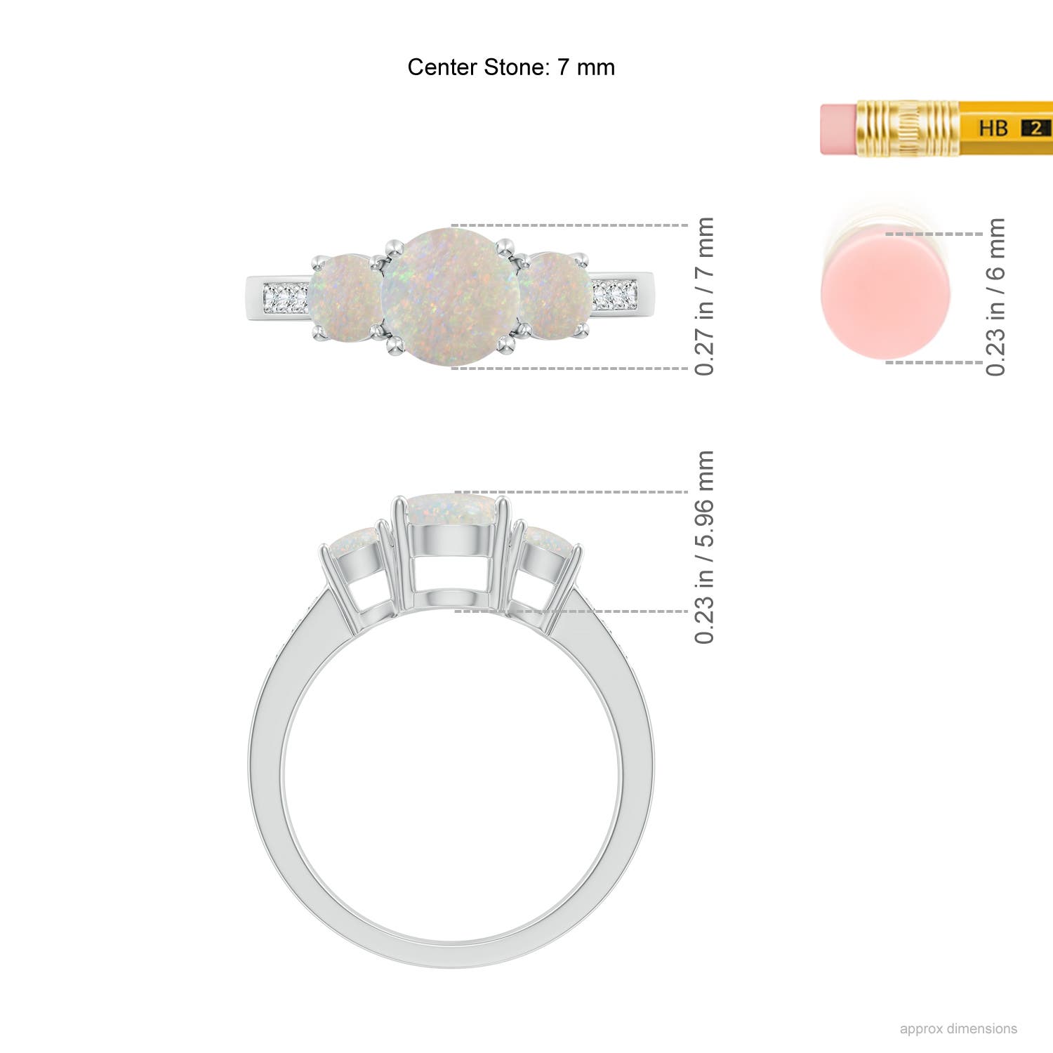 AA - Opal / 1.14 CT / 14 KT White Gold