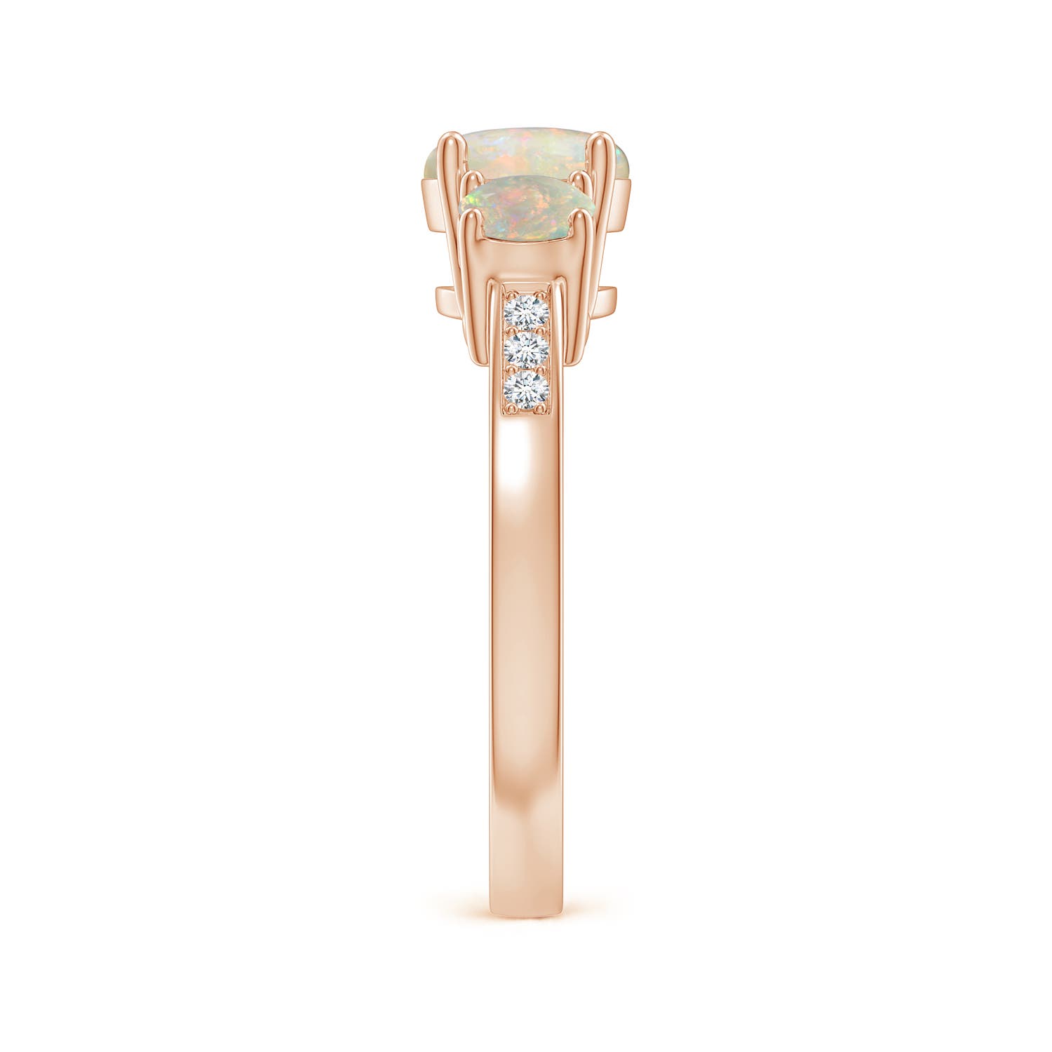 AAAA - Opal / 1.14 CT / 14 KT Rose Gold