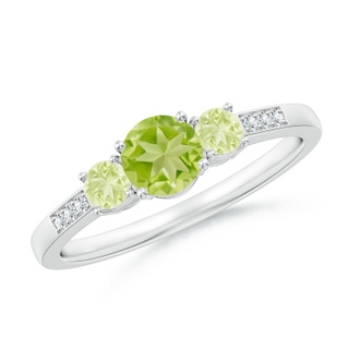 Round AA Peridot