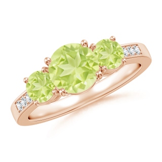 Round A Peridot