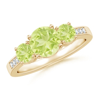 Round A Peridot