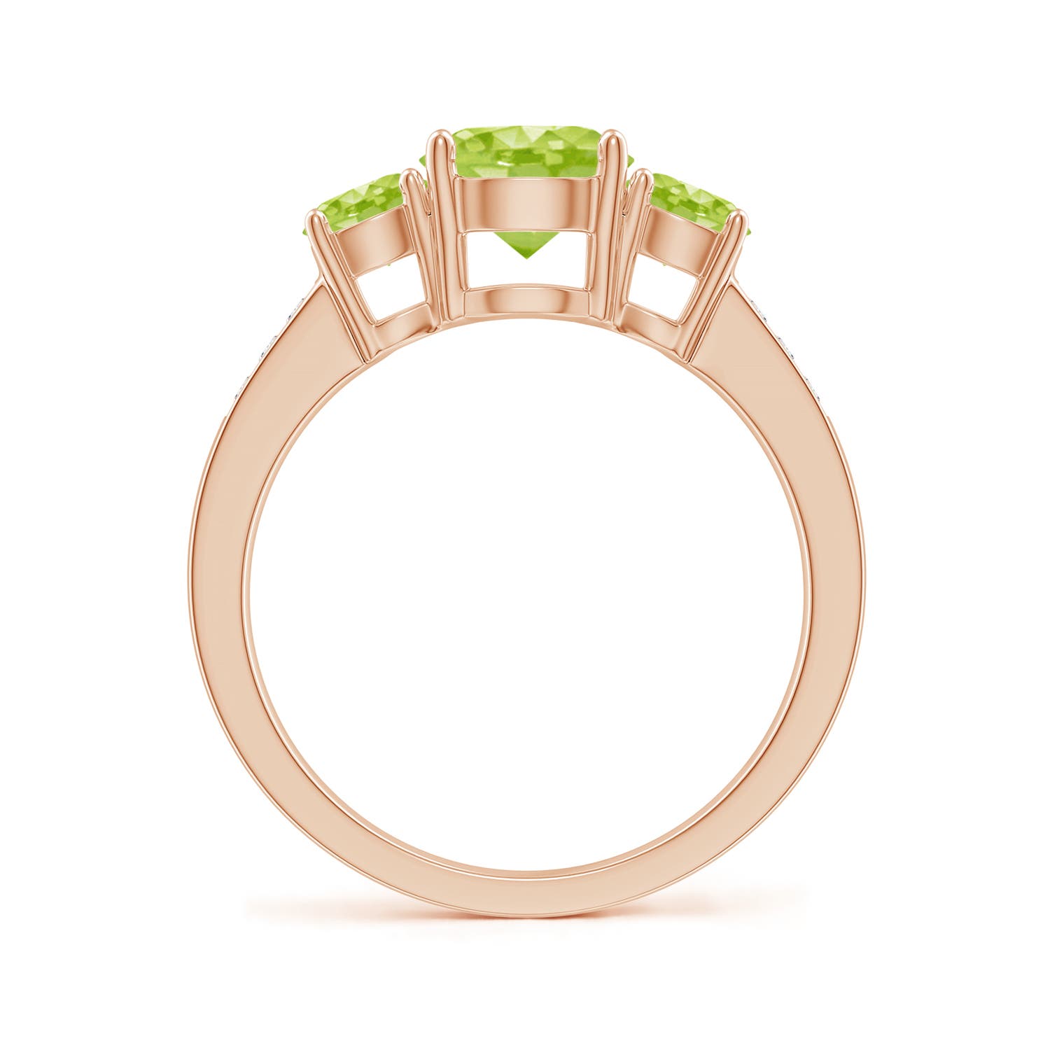 AA - Peridot / 2.07 CT / 14 KT Rose Gold